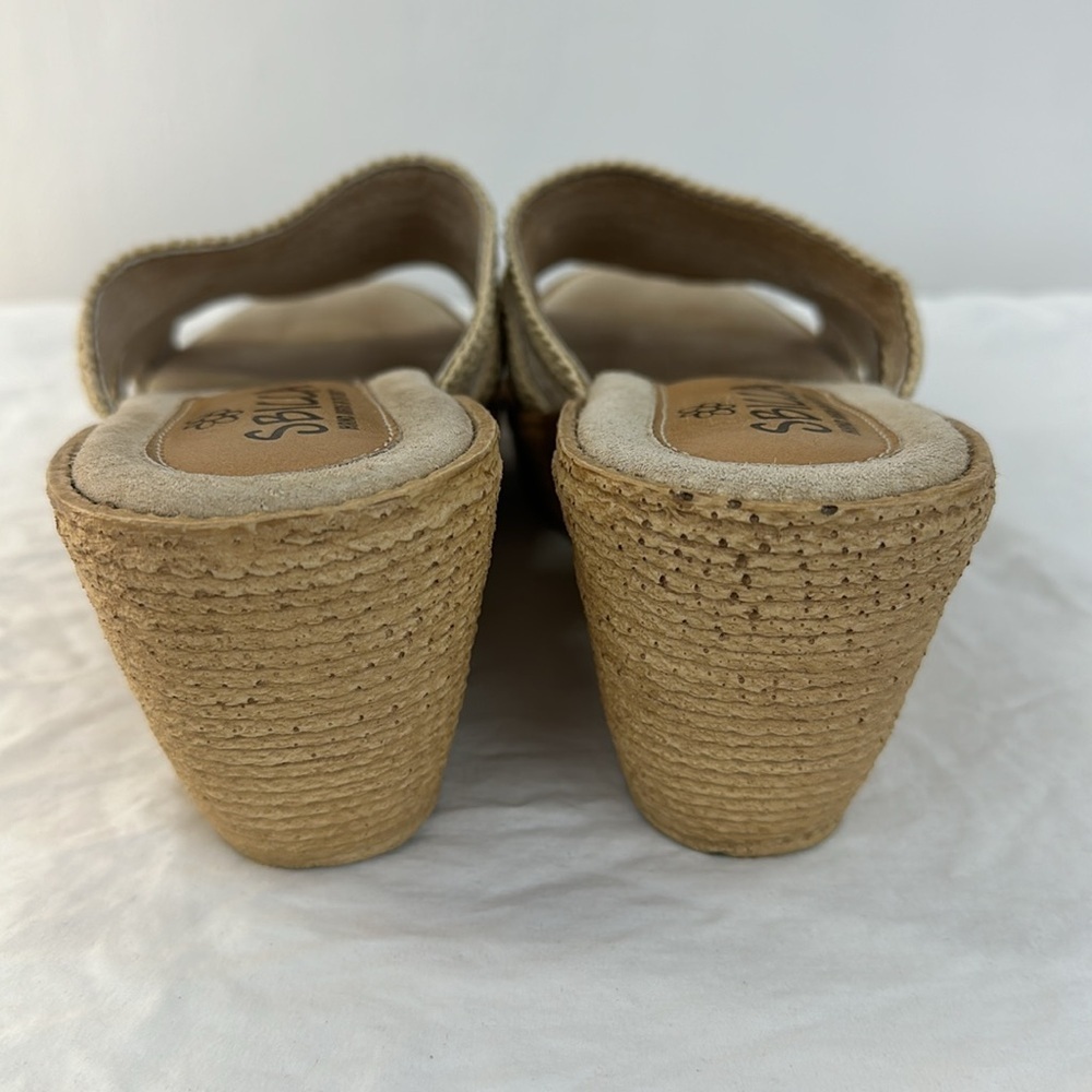 Sbicca Woven Jute Wedge Sandals - Picture 4 of 8
